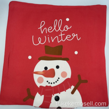 Christmas Use Cartoon Printing Coussin décoratif